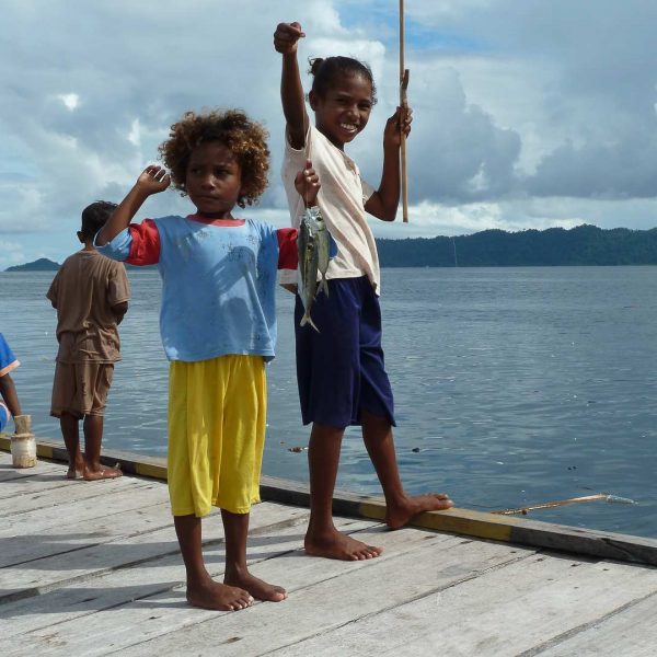 Fröhliche Gesichter