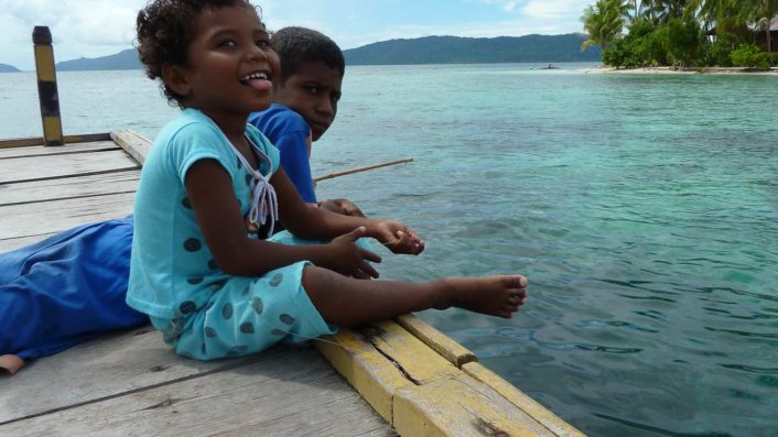 Fröhliche Gesichter