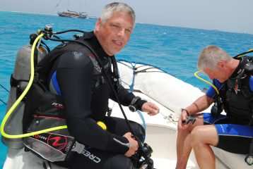 Der Vatter geht Tauchen