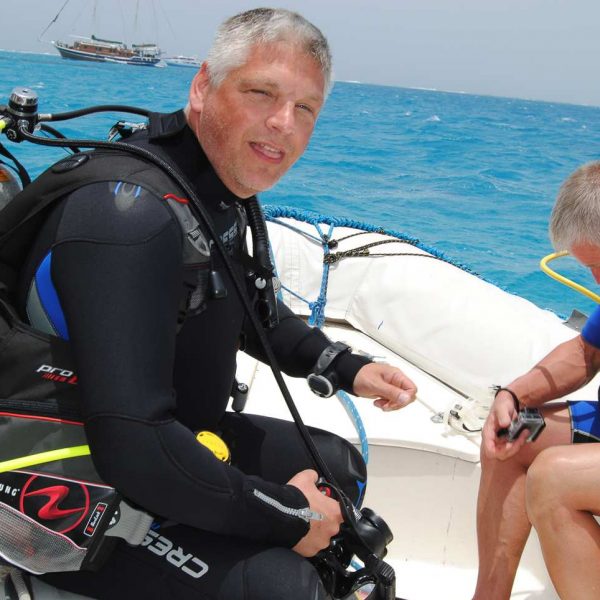 Der Vatter geht Tauchen