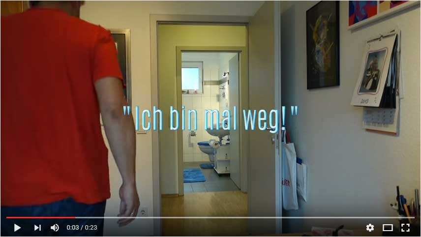 Ich bin mal weg - ein Adobe After Effects CC Projekt