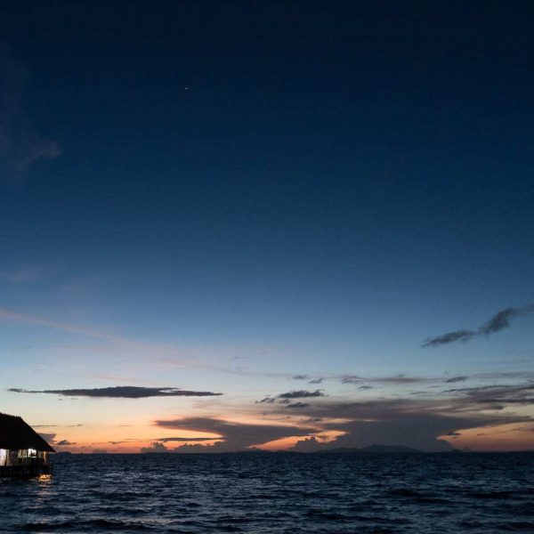 ... noch ein Sonnenuntergang / Sunset Lounge Raja4Divers