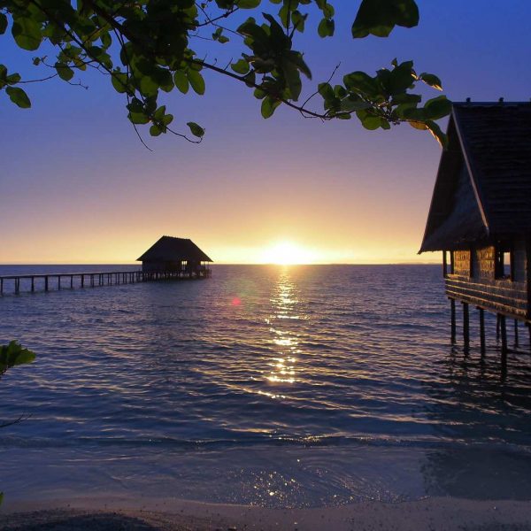 ... wir lieben Sonnenuntergang / Sunset Lounge Raja4Divers