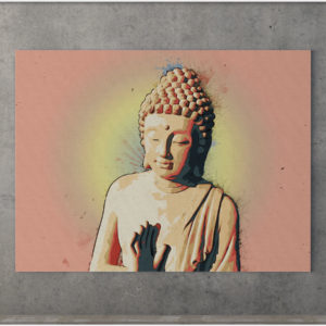 Buddha Wanddeko - Mixup Art