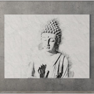 Buddha Wanddeko - Pencilium Art