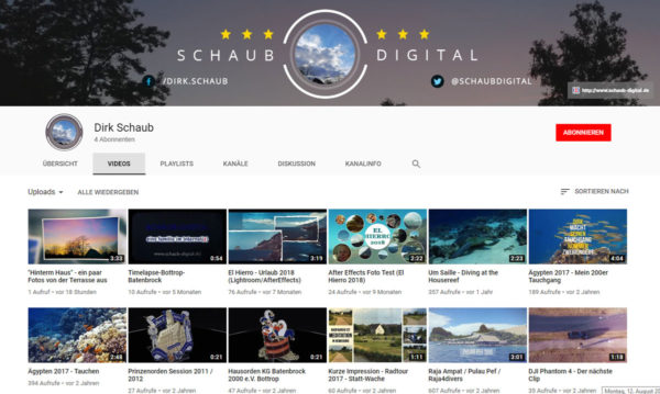 SCHAUB-DIGITAL | YouTube Kanal
