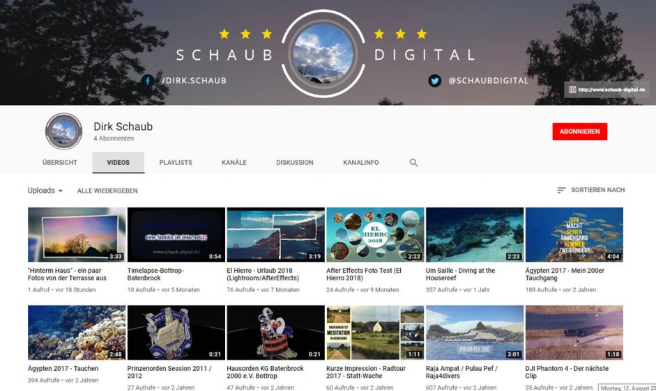 SCHAUB-DIGITAL | YouTube Kanal