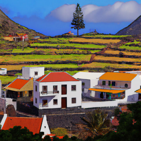 Künstliche Intelligenz 2023 - erstellt "Kunstwerke" in Sekunden! 8 El Pinar / El Hierro III (KI) mit Künstliche Intelligenz von openAI erstellt