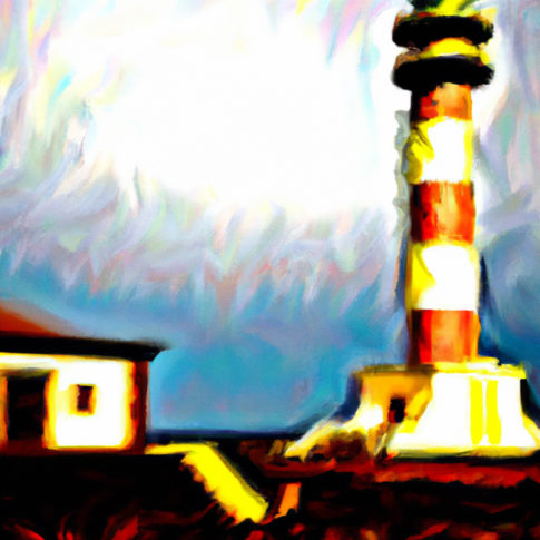 Künstliche Intelligenz 2023 - erstellt "Kunstwerke" in Sekunden! 7 Faro de Fuencaliente II