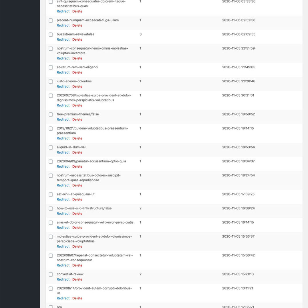Rank Math SEO 404 Monitor