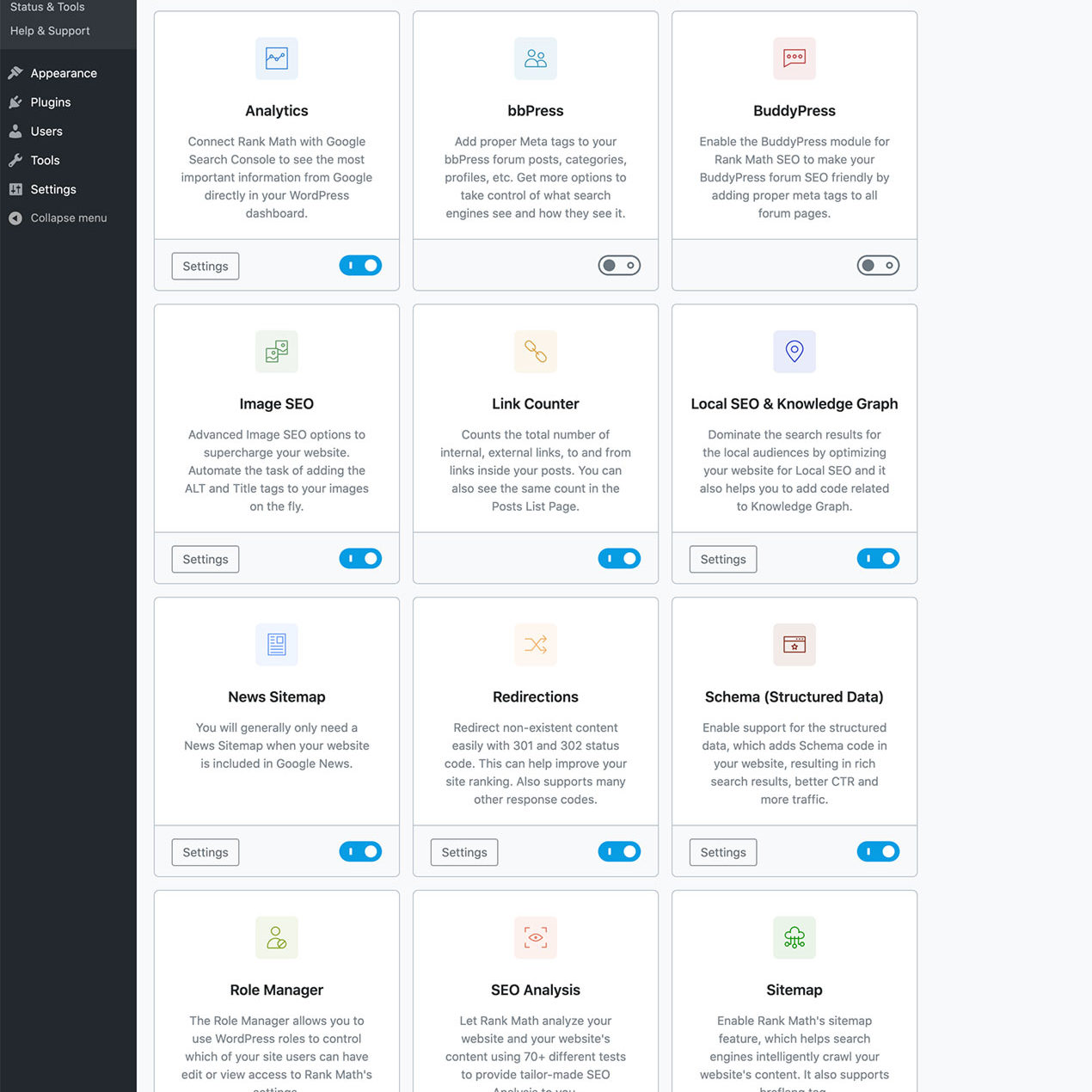 Rank Math SEO Module